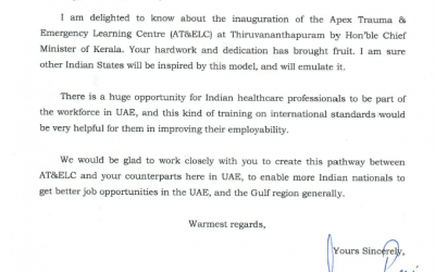 Letter from Consul General Dr. Aman Puri, CGI Dubai