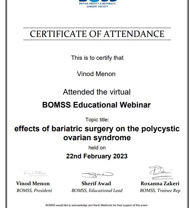 BOMSS Educational Webinar attendance
