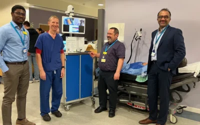 Professor Vinod Menon Supports Launch of Mobile Surgical Recording and Streaming Service at WMSTC